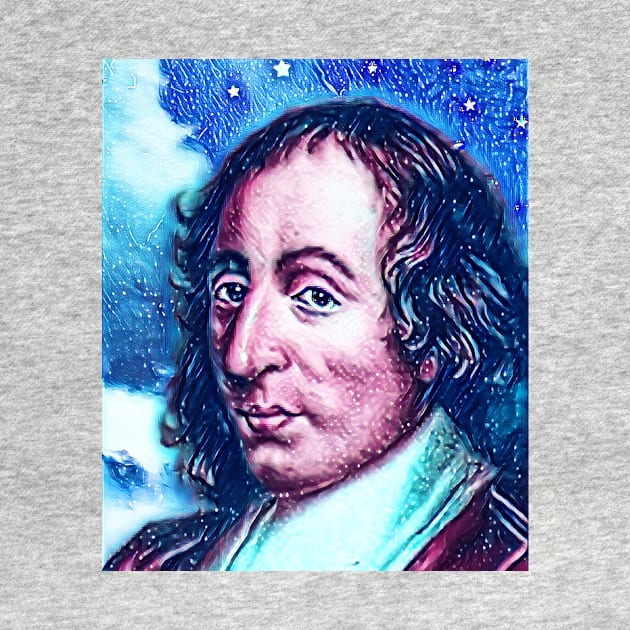 Blaise Pascal Snowy Portrait | Blaise Pascal Artwork 14 by JustLit
